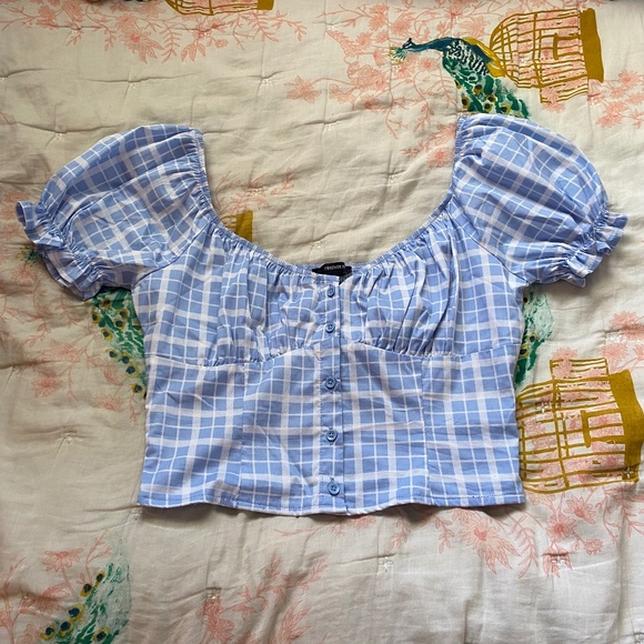 Periwinkle Crop Top - Picture 1 of 4